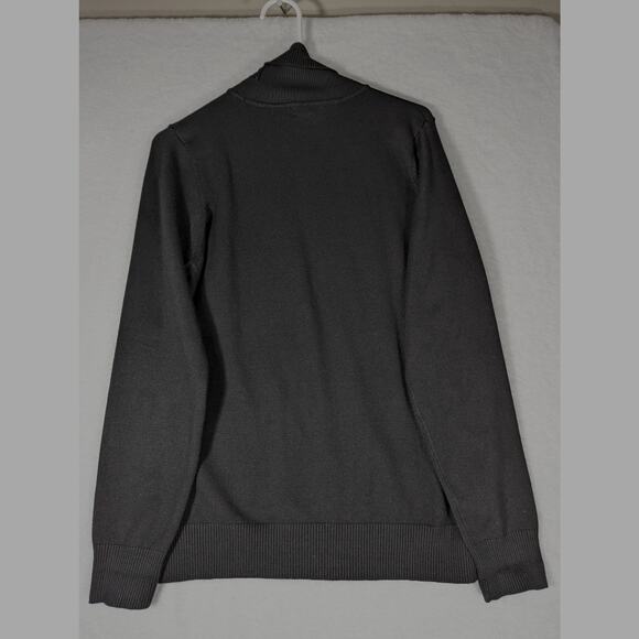 Joseph A Turtlekneck black sweater XL Bust 43" Length 25" sleeve 25" classic fit - Picture 6 of 8
